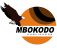 Logo showing a soaring eagle above an orange circular motif with brown accents and the text MBOKODO PUBLISHERS remaining visible beneath.