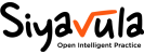 Siyavula logo with an orange V and the tagline 'Open Intelligent Practice'
