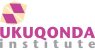 Ukuqonda Institute logo: a yellow-purple geometric icon above the pink 'UKUQONDA' wordmark and gray 'institute' text.